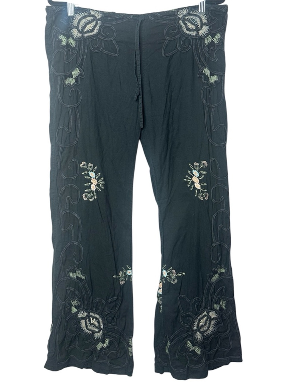 Tamara Catz Bohemian Embroidered Pants Size Large